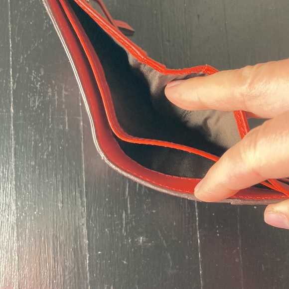 COACH Orange Wallet Billfold - Picture 8 of 11